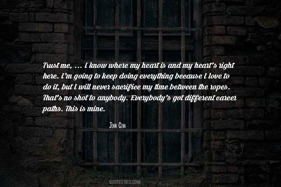 Quotes About Paths In Love #1623327