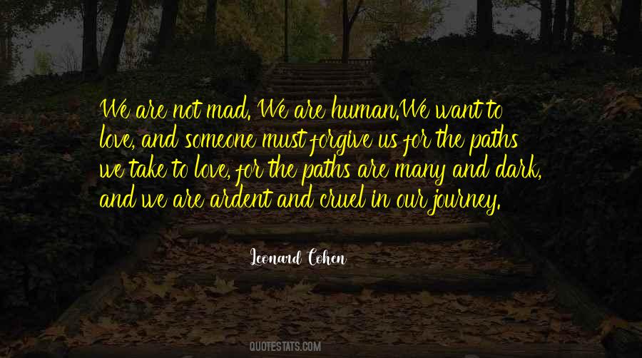 Quotes About Paths In Love #27428