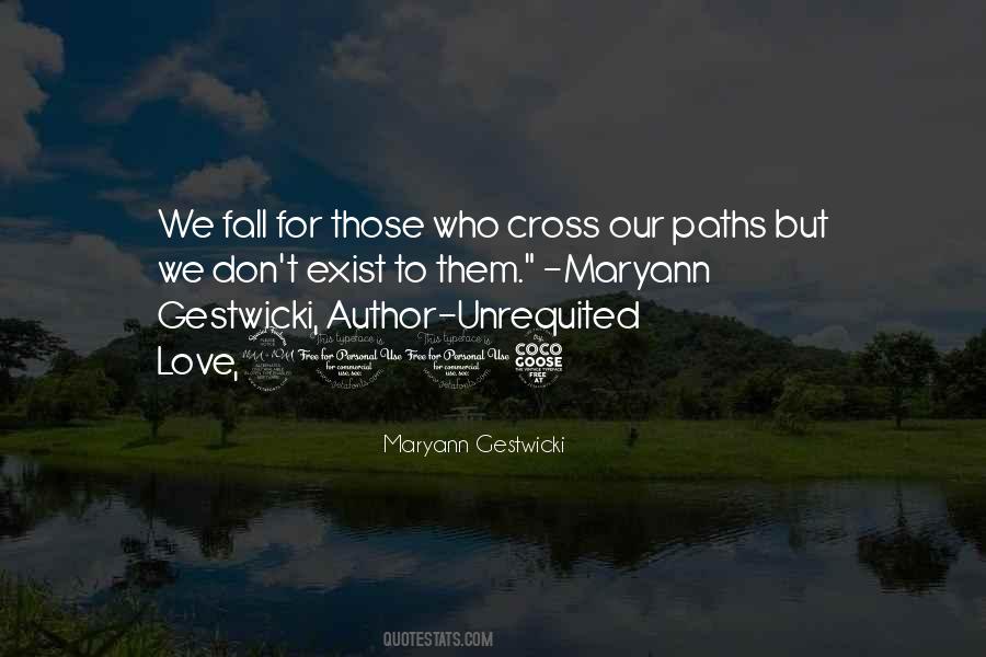 Quotes About Paths In Love #32175