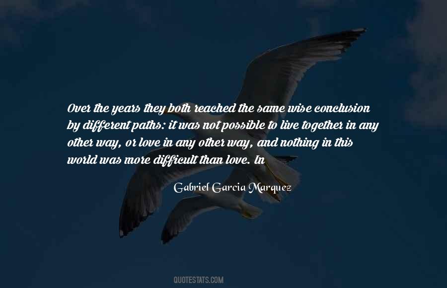 Quotes About Paths In Love #519433