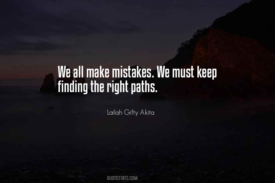 Quotes About Paths In Love #629323