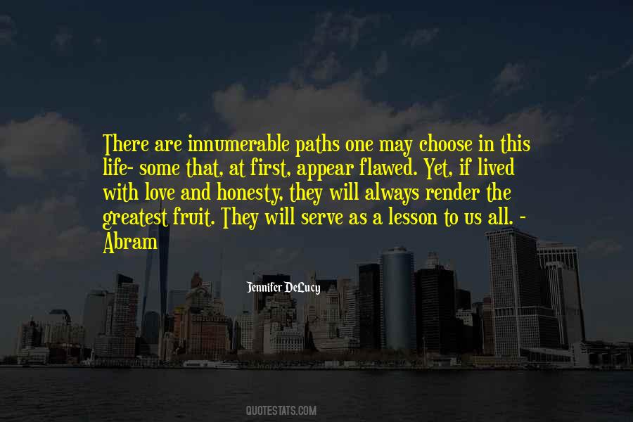 Quotes About Paths In Love #758366