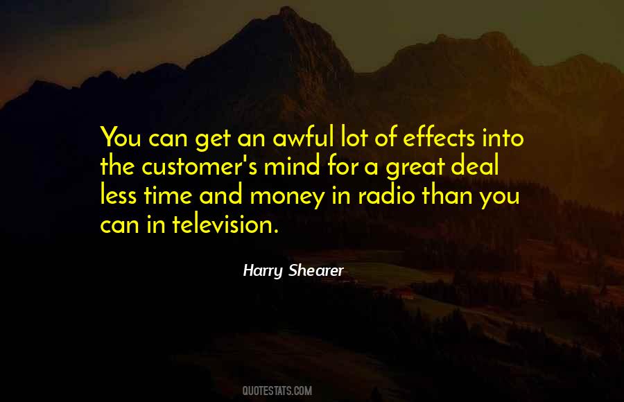 Quotes About Effects Of Television #1450383