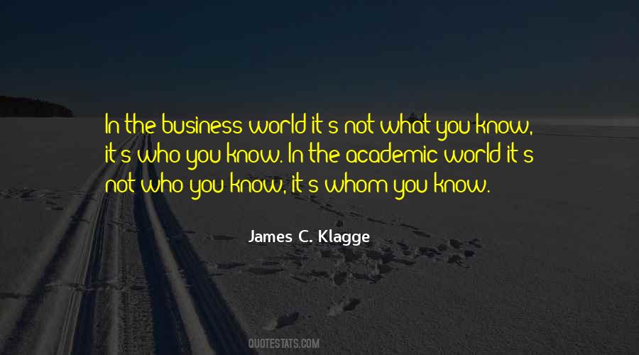 Quotes About The Business World #122114