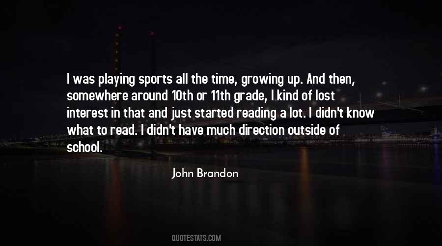 Quotes About School And Sports #1436121