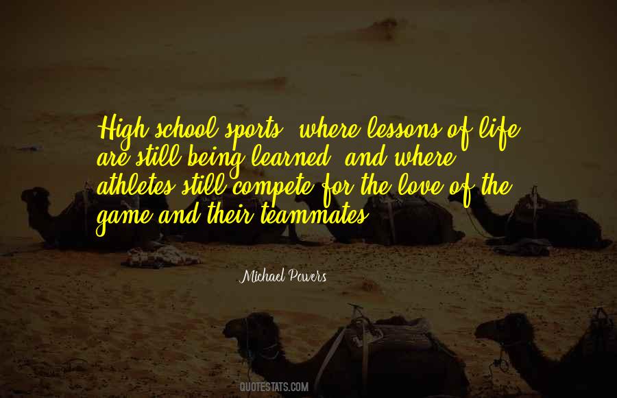 Quotes About School And Sports #1695902