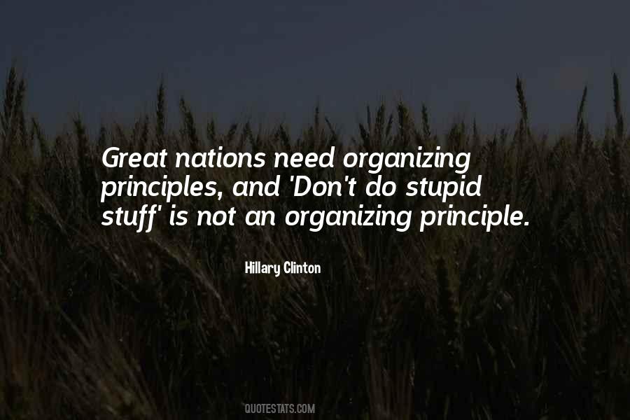 Quotes About Organizing #1846436