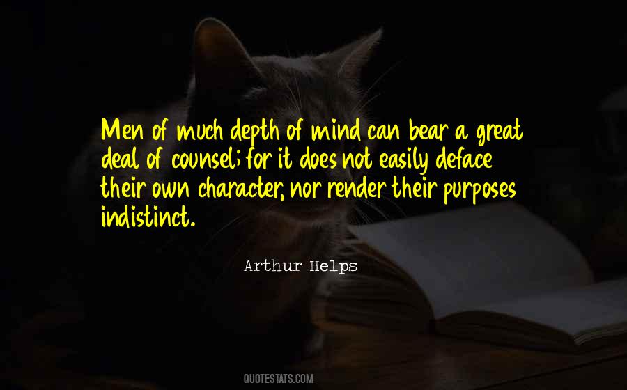 Quotes About Depth Of Character #1009923