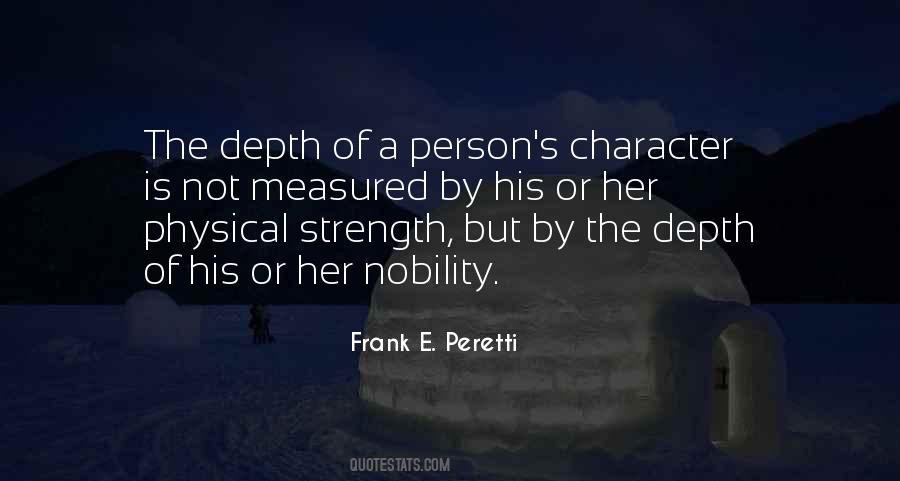 Quotes About Depth Of Character #1153056