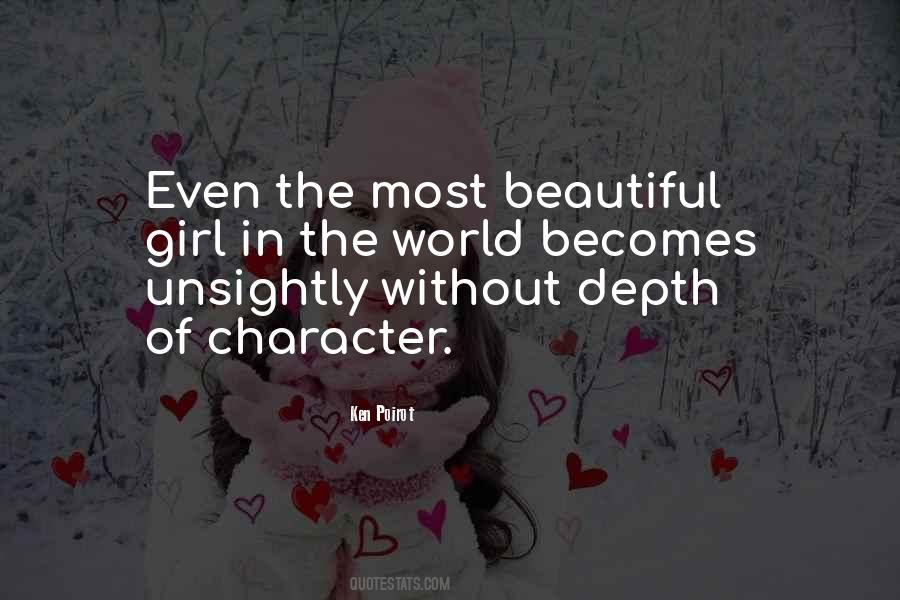 Quotes About Depth Of Character #1419442