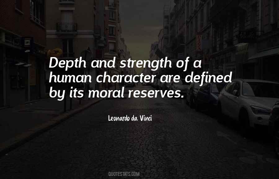Quotes About Depth Of Character #1829738