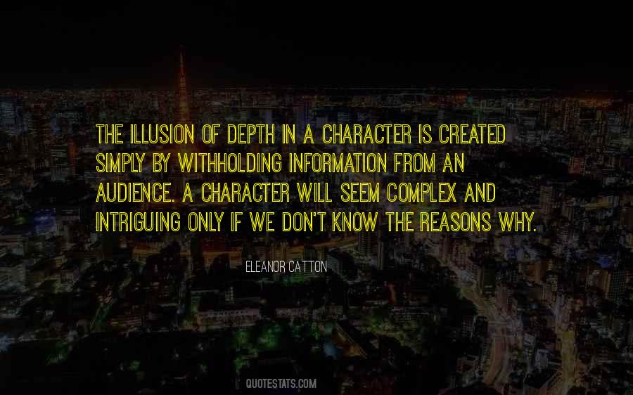 Quotes About Depth Of Character #9291