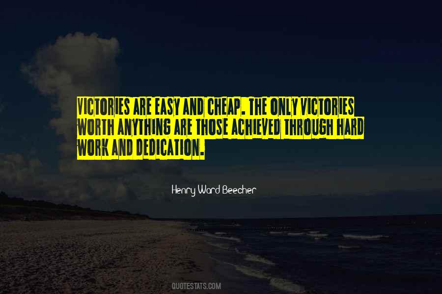 Dedication Hard Work Quotes #378890