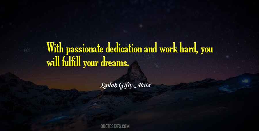 Dedication Hard Work Quotes #458010