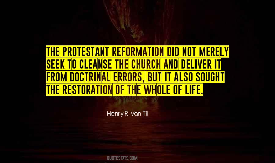 Quotes About Protestant Reformation #312813