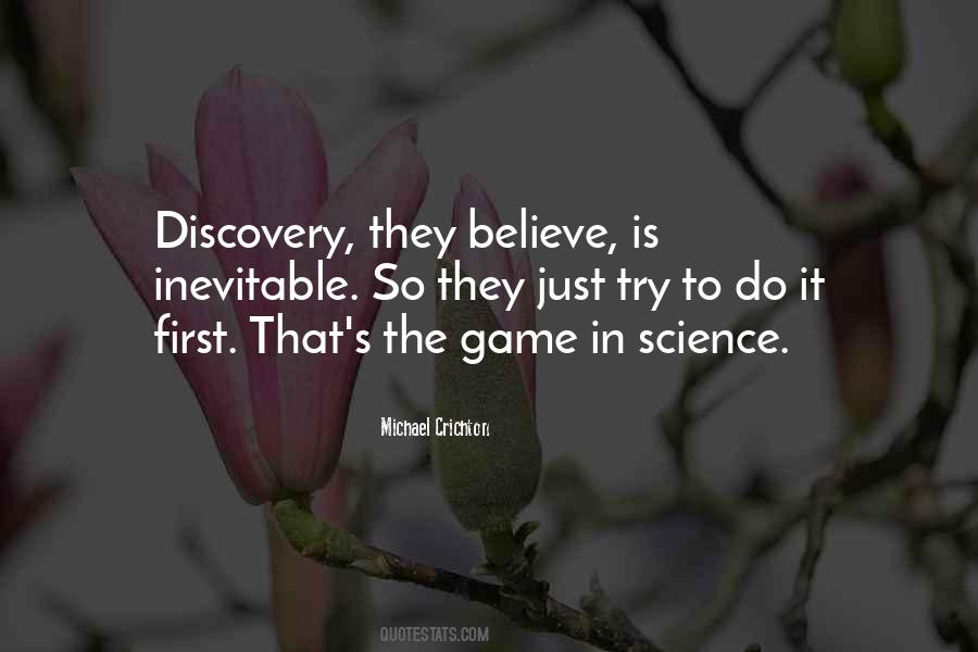 Quotes About Discovery Science #415969