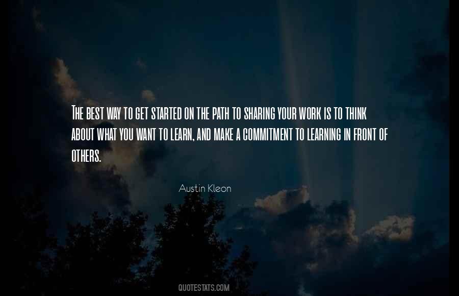 Quotes About Path Way #110326