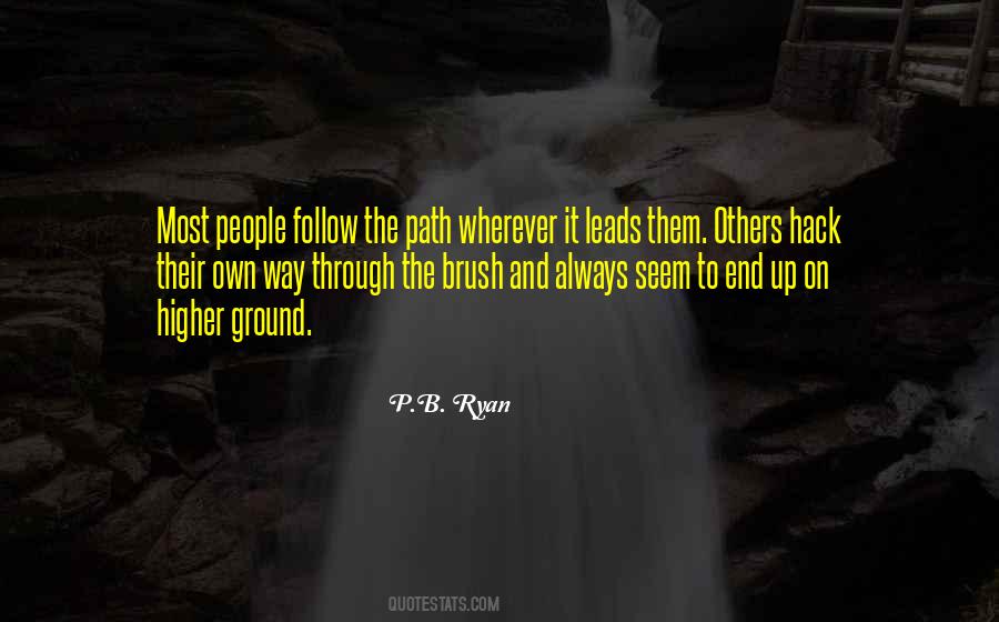 Quotes About Path Way #28911