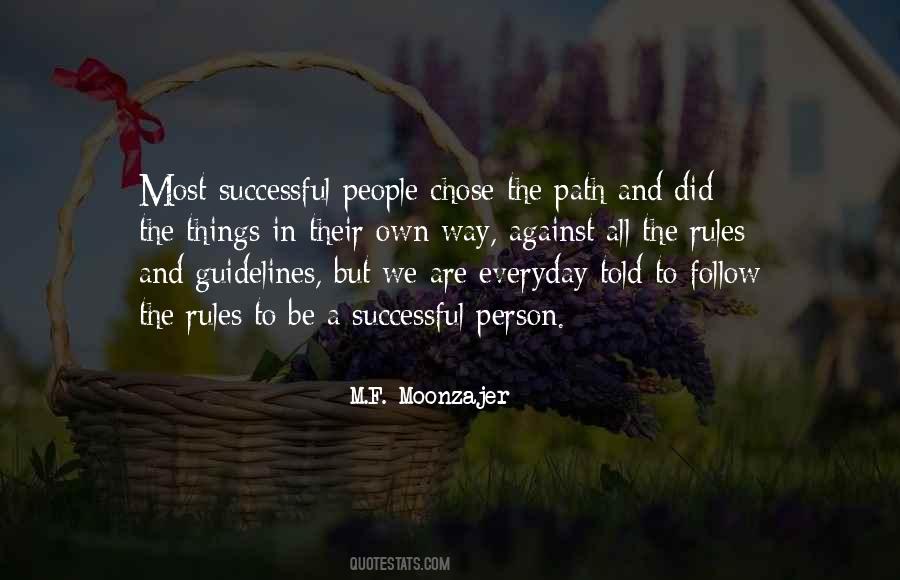 Quotes About Path Way #81254