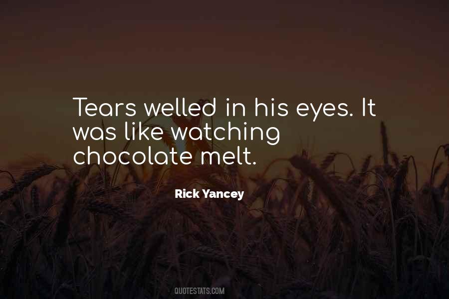 Welled With Tears Quotes #116811
