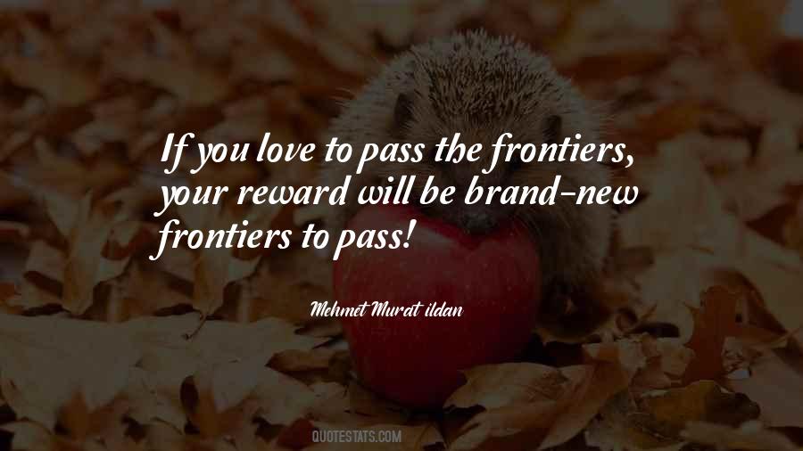 Quotes About Frontiers #1023751