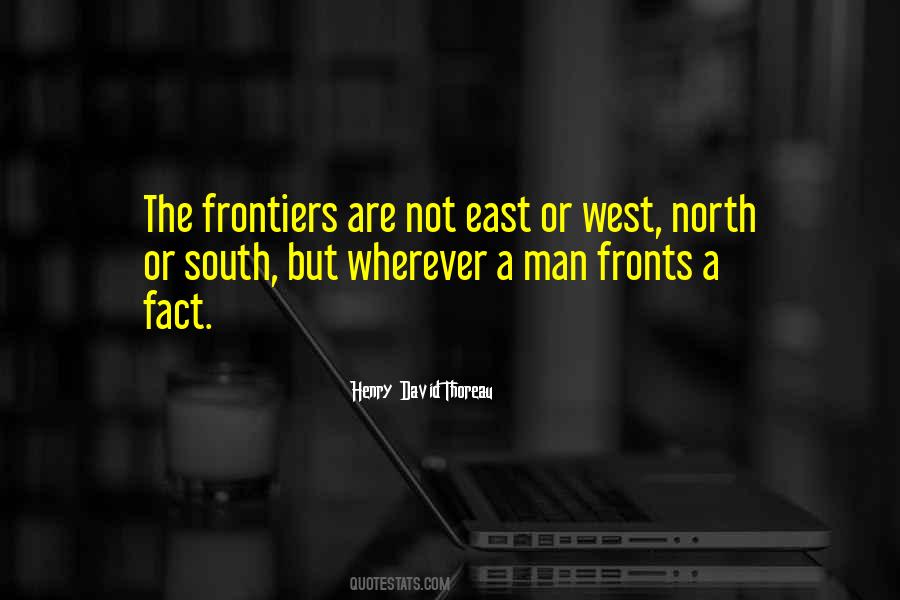 Quotes About Frontiers #575284