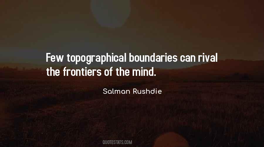Quotes About Frontiers #942943