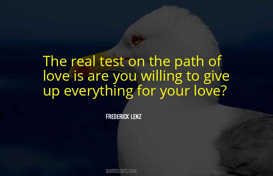 Quotes About Path Of Love #1145011