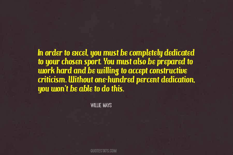 Sports Dedication Quotes #1231160