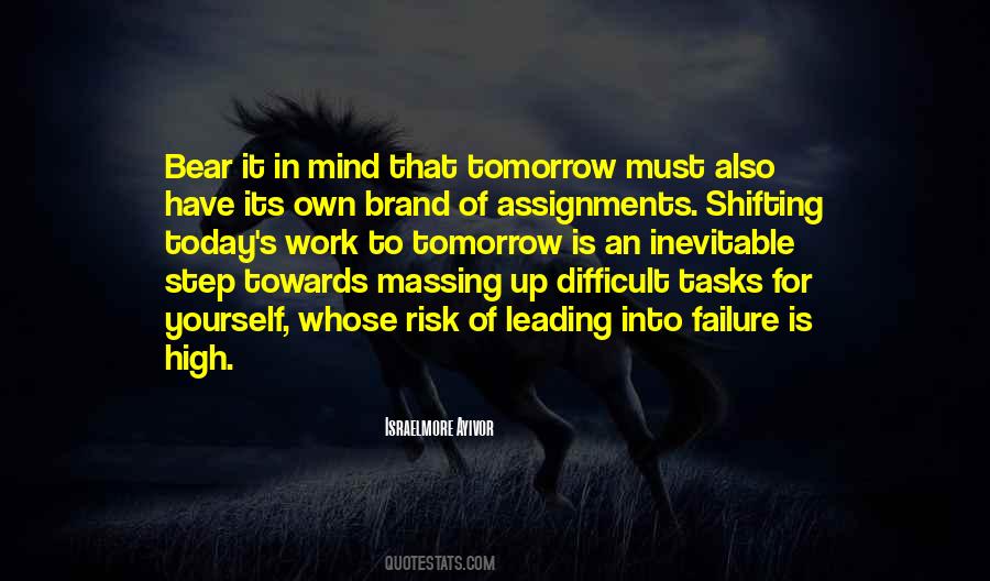 Quotes About Doing Assignments #140230