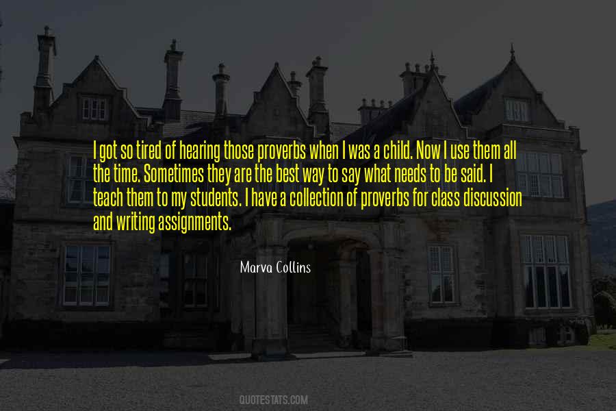 Quotes About Doing Assignments #738458