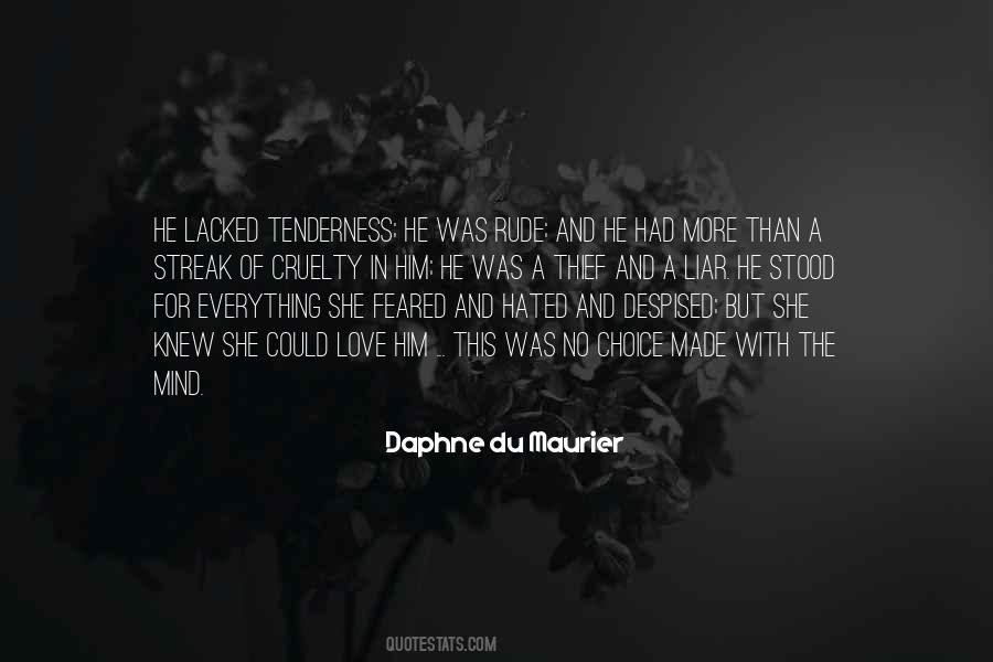 Love Tenderness Quotes #508307