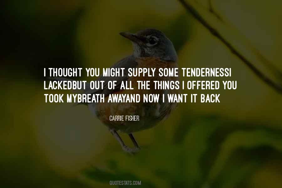 Love Tenderness Quotes #829857