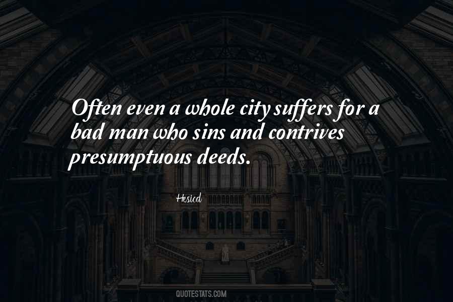 Quotes About Bad Deeds #1385958