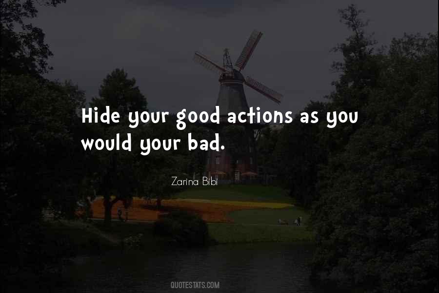 Quotes About Bad Deeds #692928