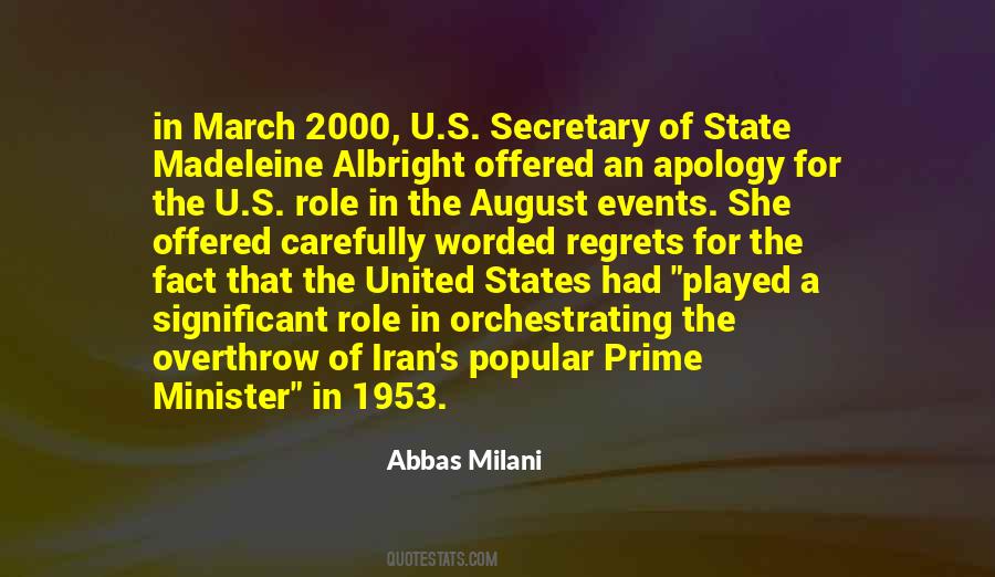 United States Secretary Of State Quotes #332827