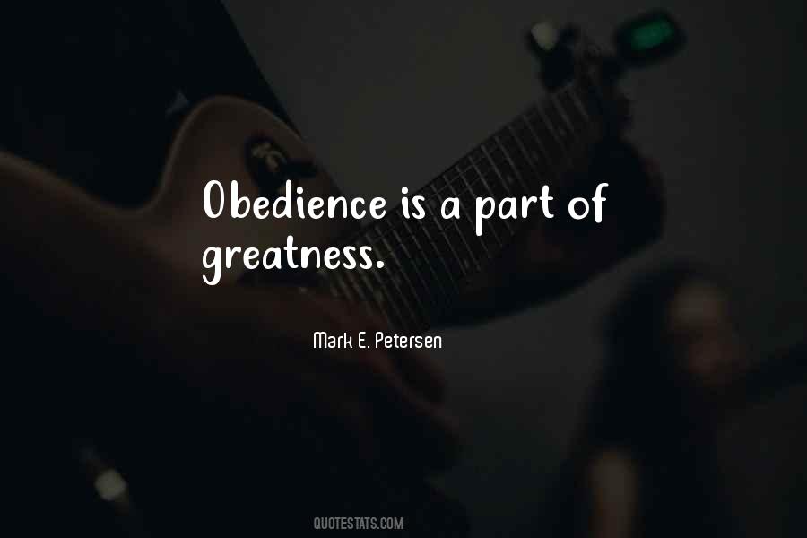 Obedience Is Quotes #1035691