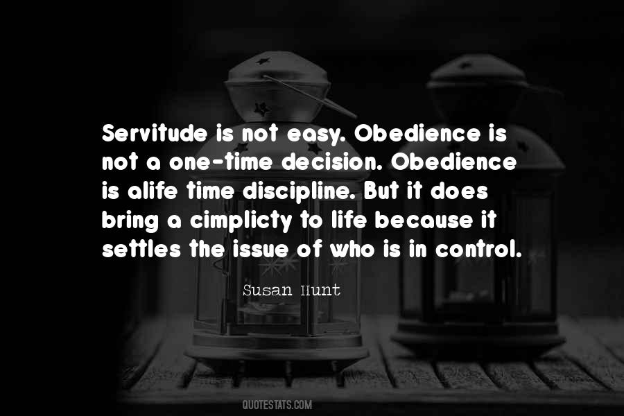 Obedience Is Quotes #103751