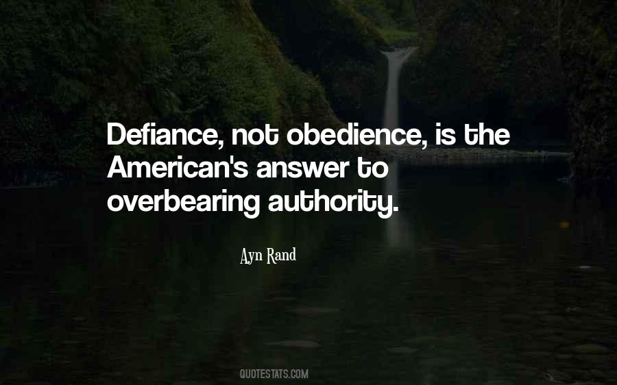 Obedience Is Quotes #1149093