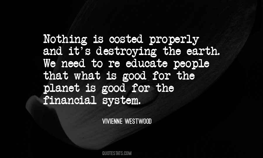 Quotes About Destroying The Earth #1755215