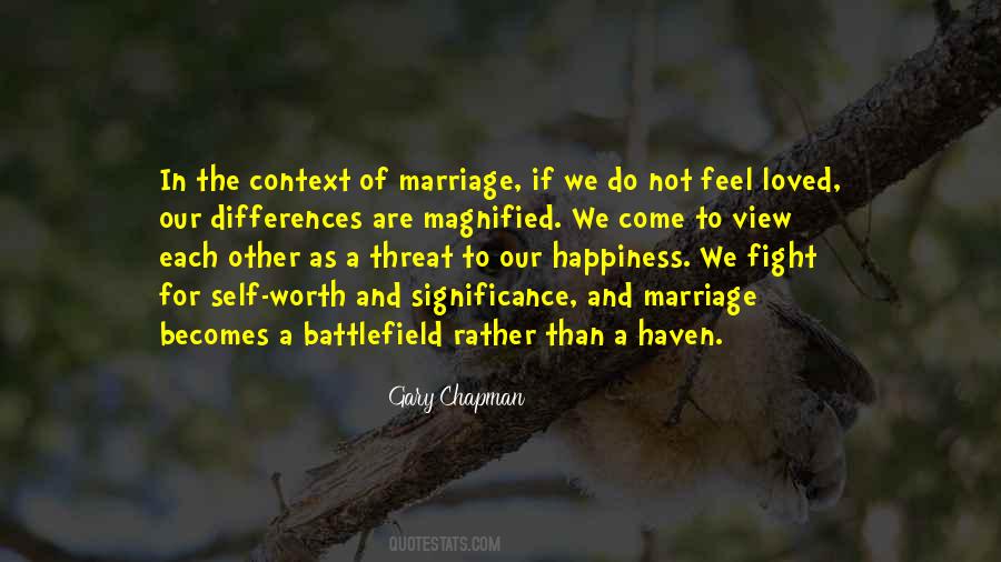 Happiness Of Marriage Quotes #1758490