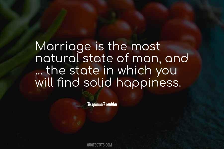 Happiness Of Marriage Quotes #916297