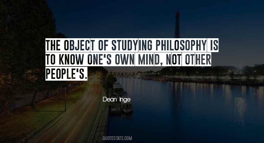 Quotes About Studying Philosophy #712816