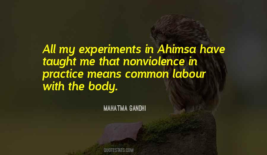 Quotes About Ahimsa #130880