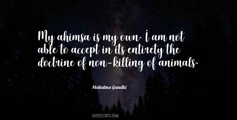 Quotes About Ahimsa #1650919