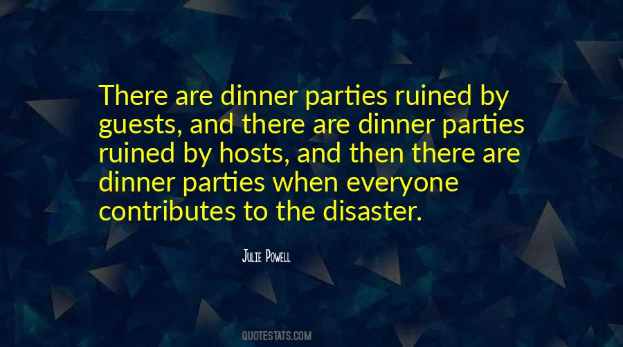 Quotes About Dinner Parties #885439