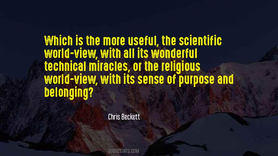 Purpose Of Science Quotes #218170