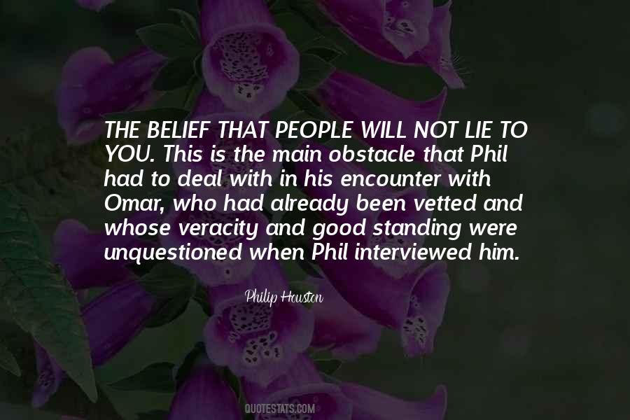People Who Lie To You Quotes #1435993