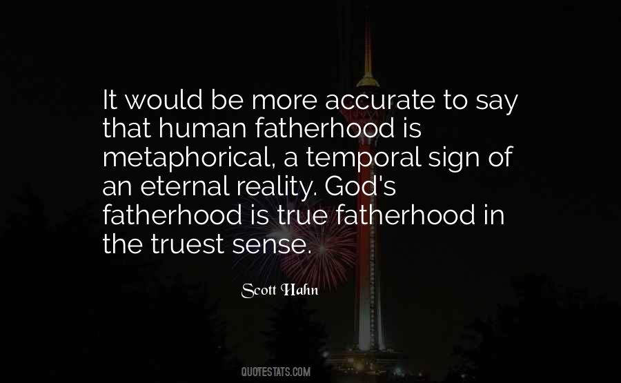 Fatherhood Of God Quotes #1819689