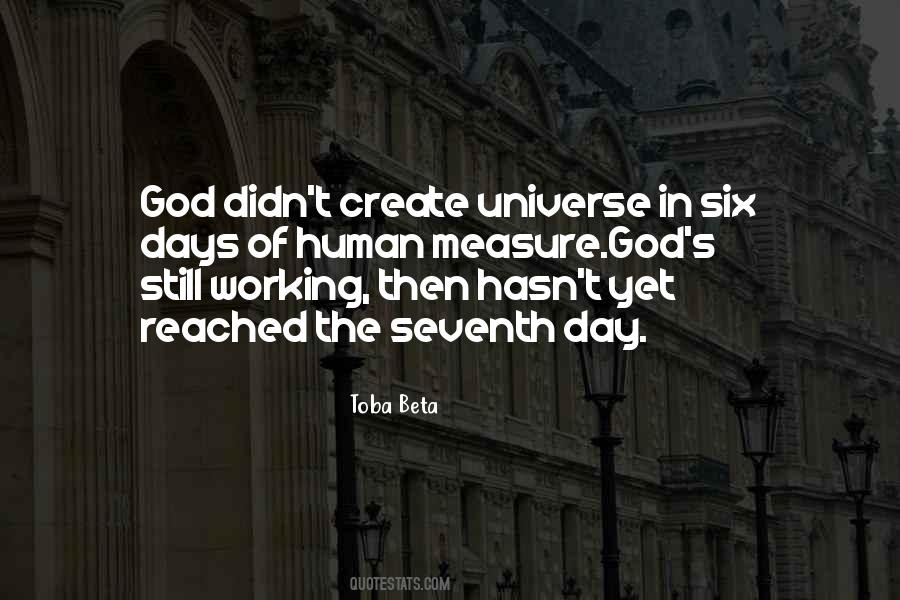 Wonder Working God Quotes #203610
